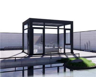 Swît Gwydr Pergola Alwminiwm Modurol